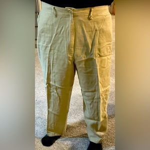POLO by RALPH LAUREN 100% linen tan slacks!